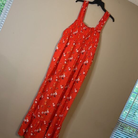NWT Isabel Maternity Red Floral Maxi Sundress - Size XXL - Picture 1 of 9